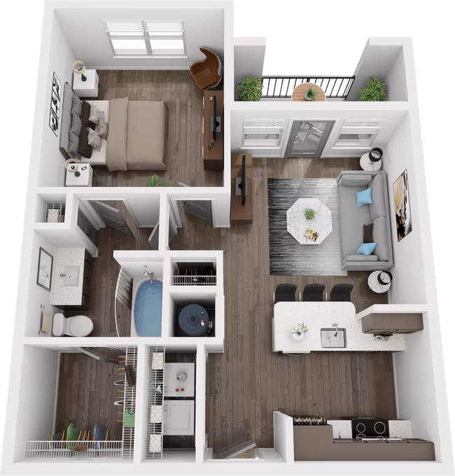 Unit 2-2325 1-1118 floor plan