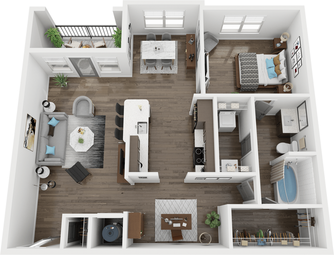Unit 4-4107 4-4107 floor plan