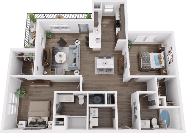 B2 3-3313 floor plan