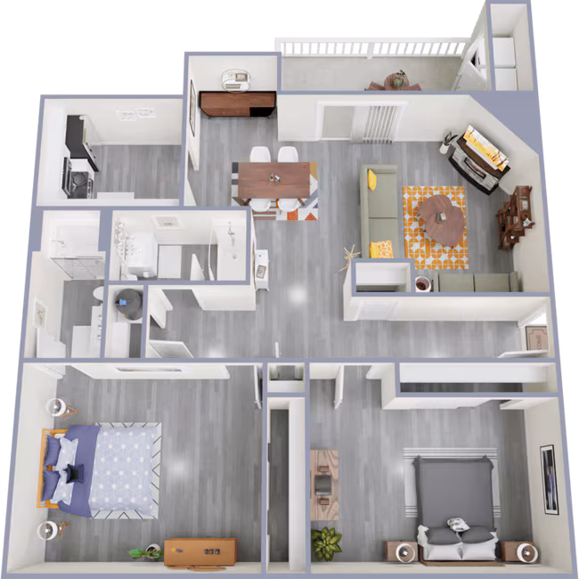 B2 PH1-101 floor plan