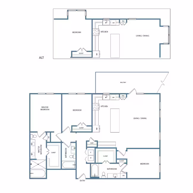 Unit 3080 3080 floor plan