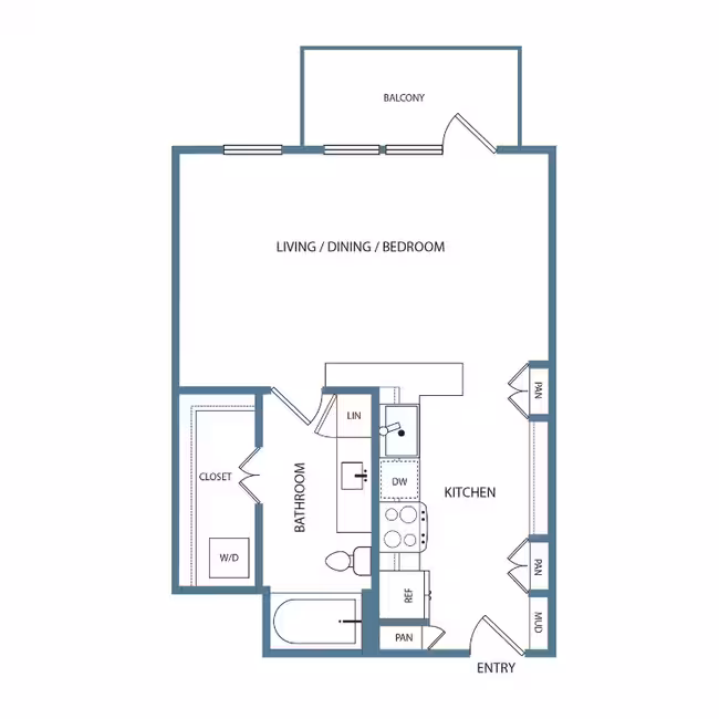 Unit 4044 1095 floor plan