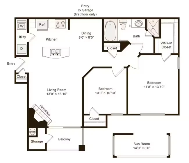 Unit 154115 154115 floor plan