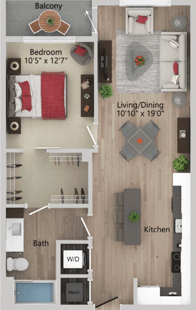 A14 1-505 floor plan