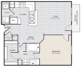 A1.1 358B-LL floor plan