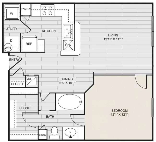 A1.2 303B floor plan