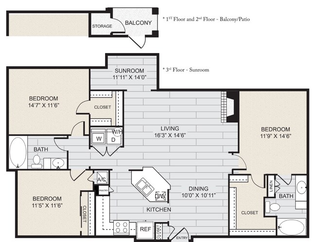 C1 112B-LL floor plan
