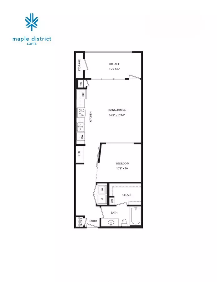 Unit 447 316 floor plan