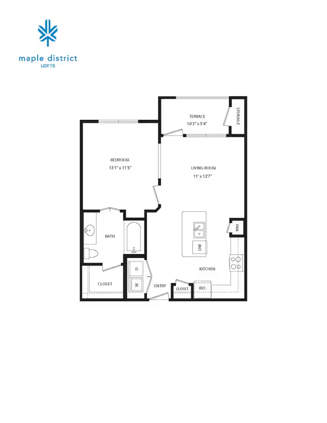 Unit 412 412 floor plan