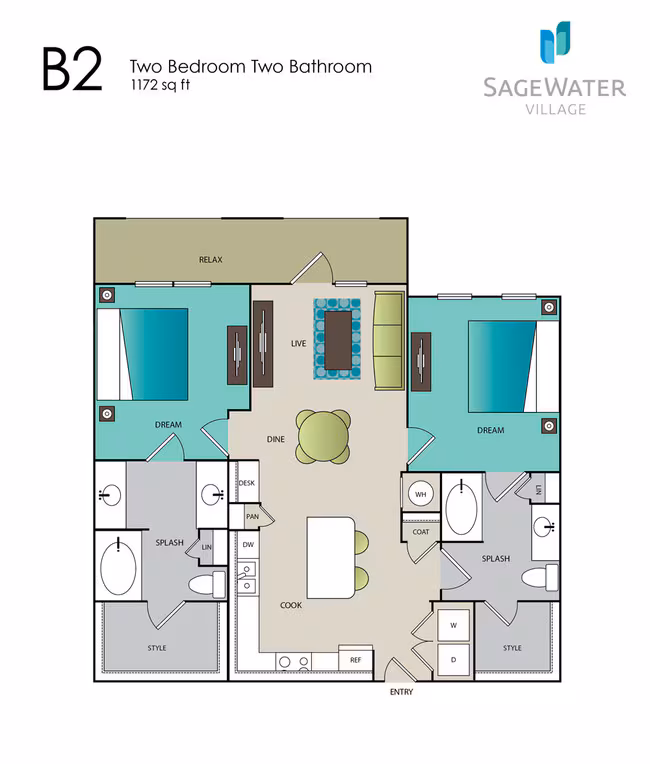 Unit 9-9204 9-9204 floor plan