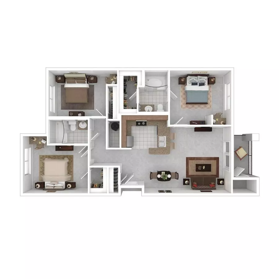 C1 421 floor plan