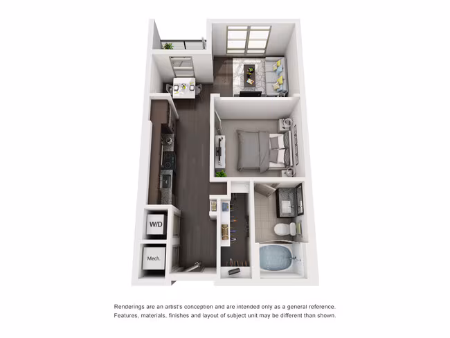 Unit 4215 2407 floor plan