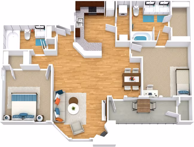 B3 2121 floor plan