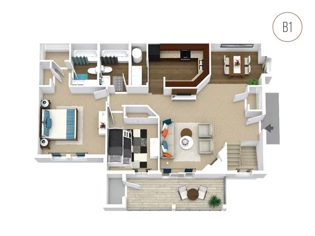 B1 0422 floor plan