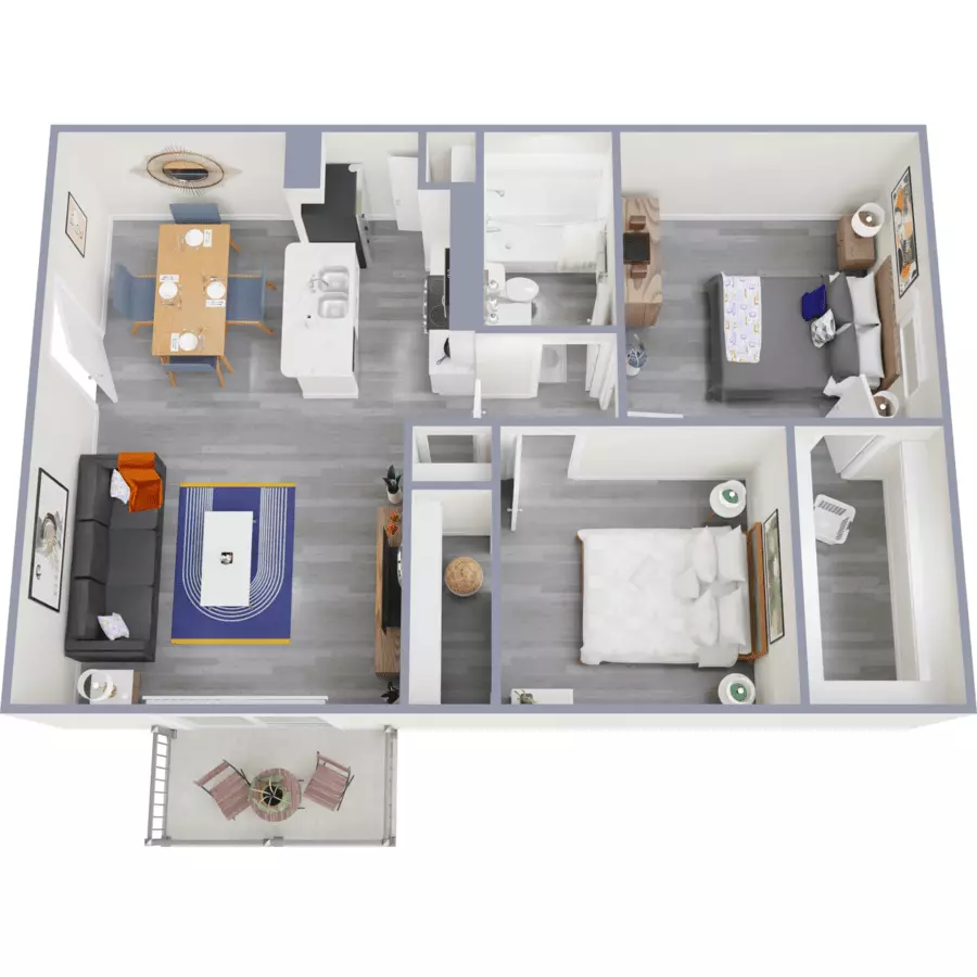 B1 2-214 floor plan