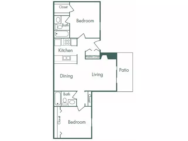 Bordeaux 01-124 floor plan