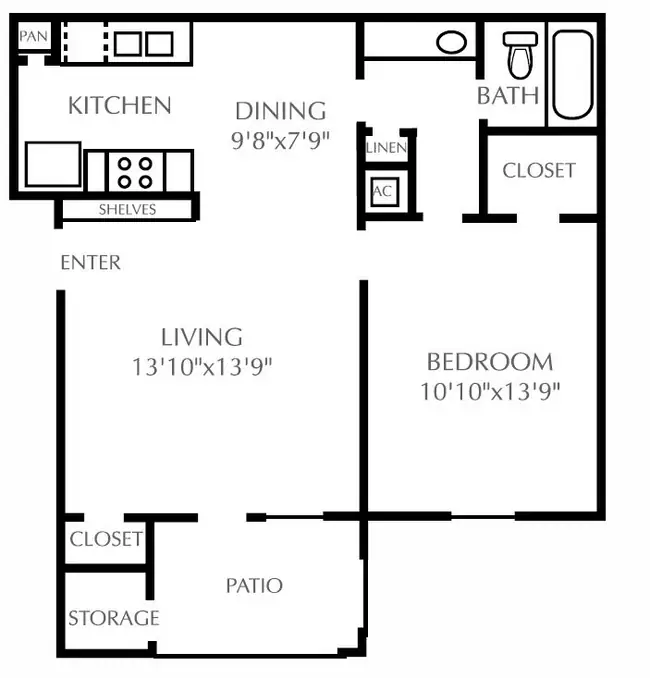 Unit 4025 4031 floor plan