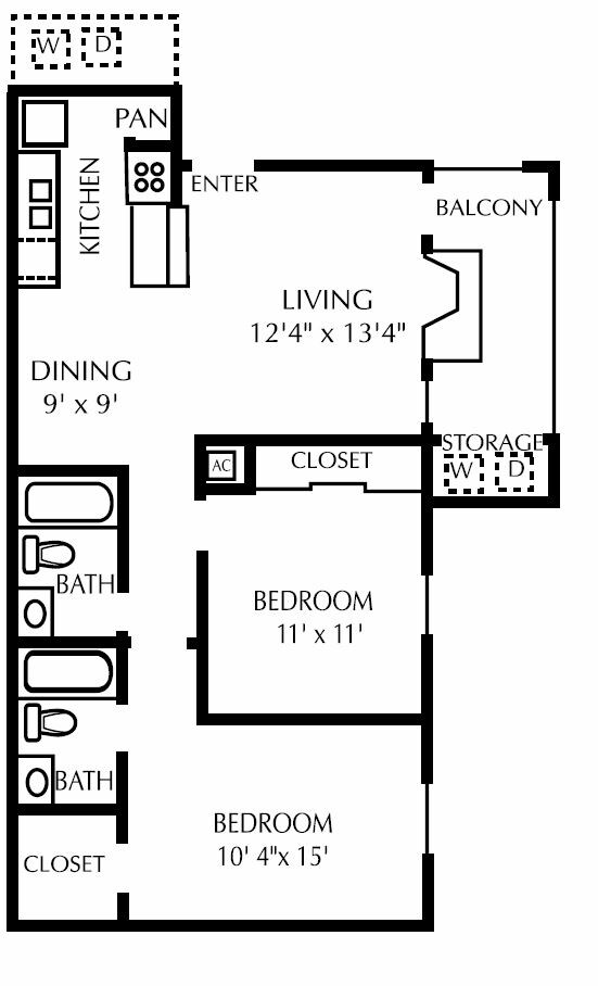 B1/B2 4821 floor plan
