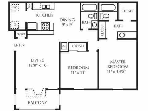 B4/B5 4911 floor plan