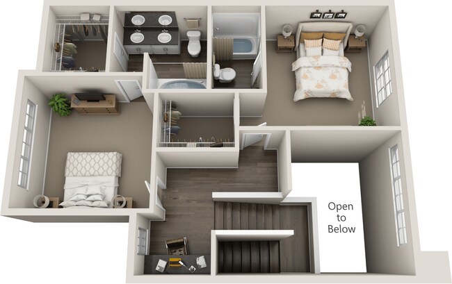 Unit 1828D 1828D floor plan