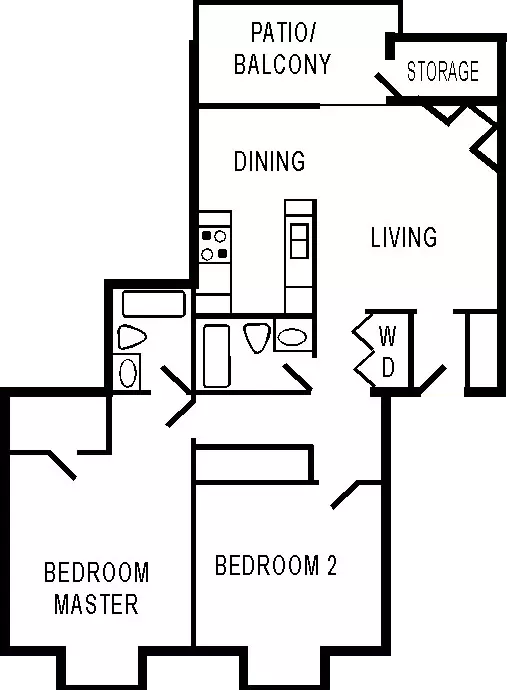 B-1 05-203 floor plan