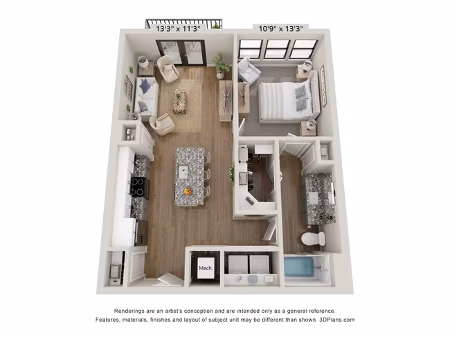 Unit 2105 2105 floor plan