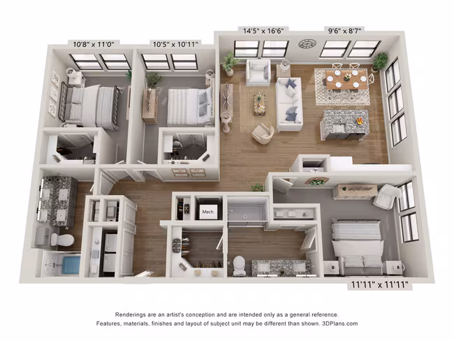 Unit 2209 2209 floor plan