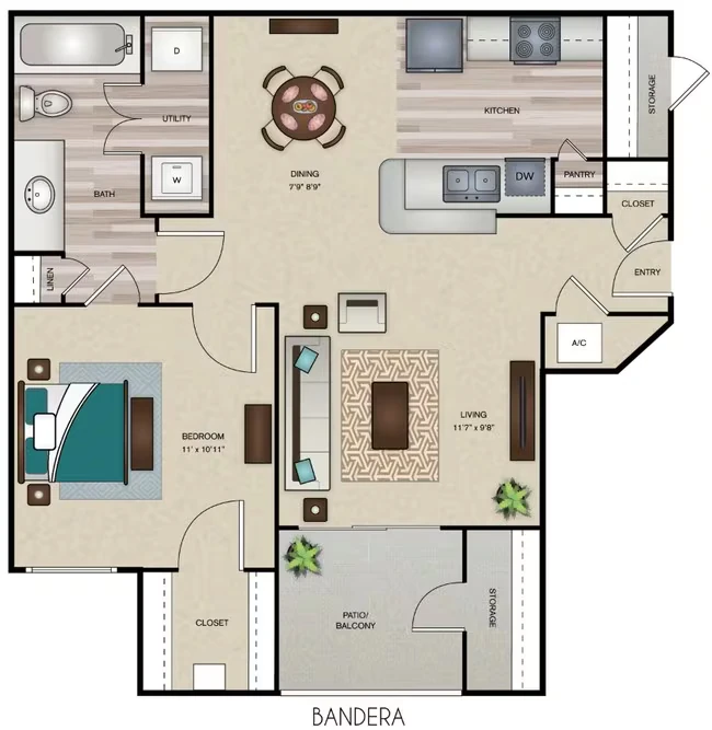 Unit 1033 0616 floor plan