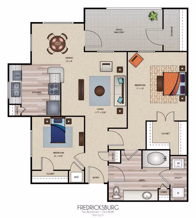 Fredricksburg 0621 floor plan