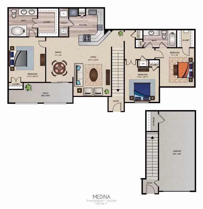 Medina 1227 floor plan