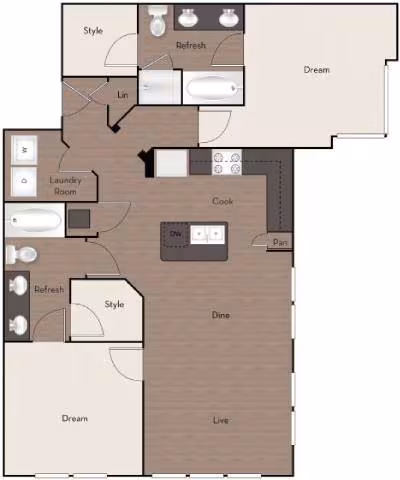 B3 2336 floor plan