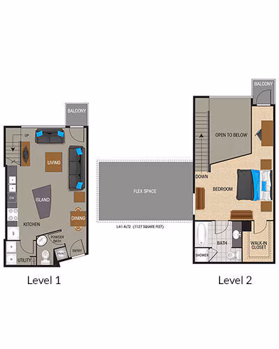 LA1R 2403 floor plan