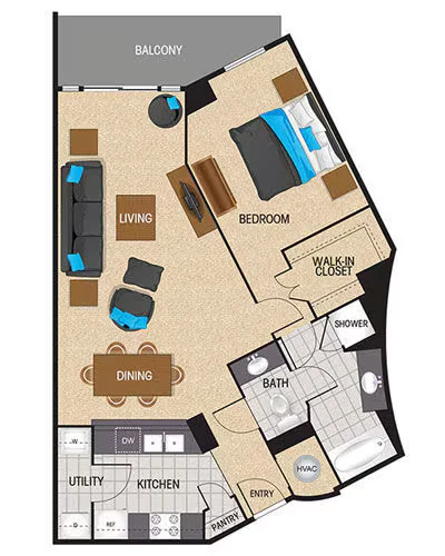 TA1 1109 floor plan