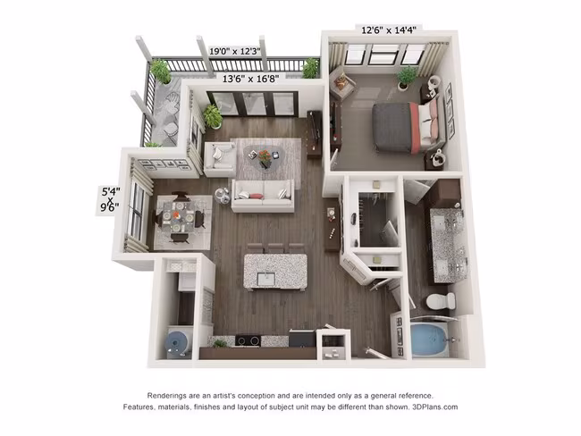 Unit 5301 3107 floor plan