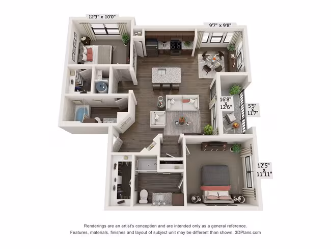 Unit 4208 3302 floor plan