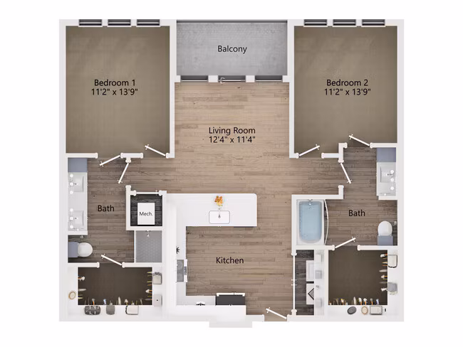 B2 466 floor plan