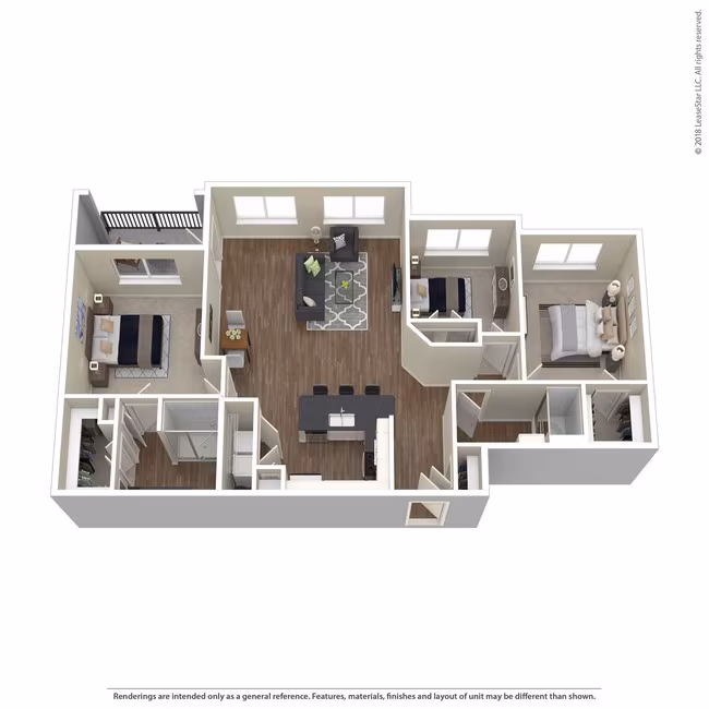3 Beds • 2 Bath 4209 floor plan