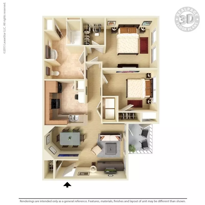 Unit 201 105 floor plan