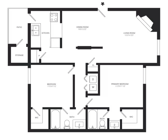 Amber floor plan