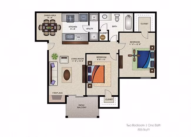 Unit 2092 2092 floor plan