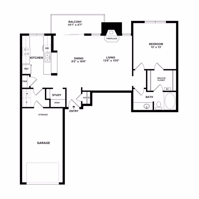 Unit 1115 1115 floor plan