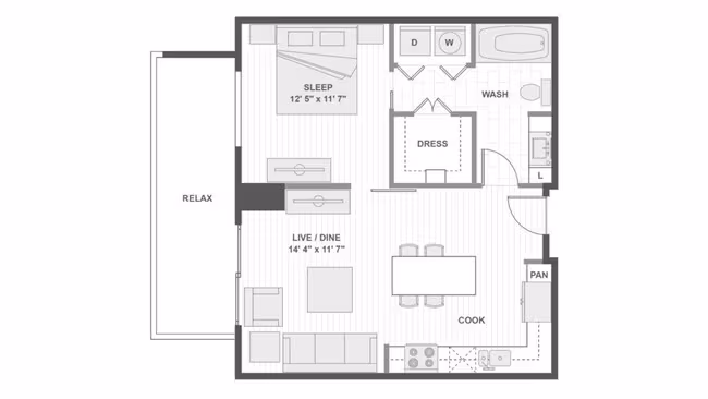 A1 floor plan