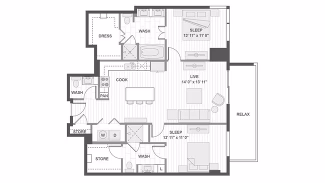 B2 floor plan