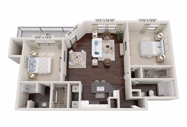 B3 1222 floor plan