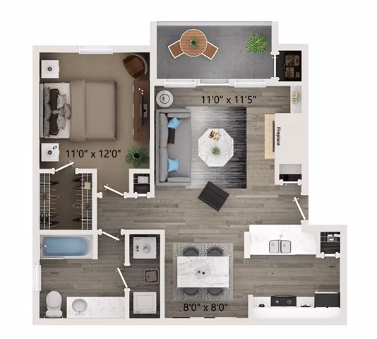 A1 8-807-1 floor plan