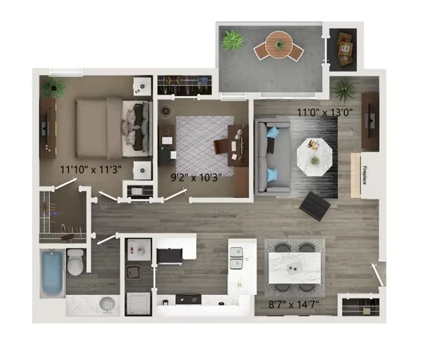 B2 4-415-2 floor plan