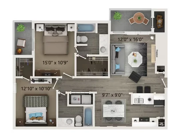B4 9-908-1 floor plan