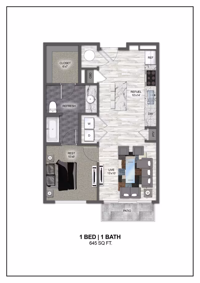 Unit 2121 2121 floor plan