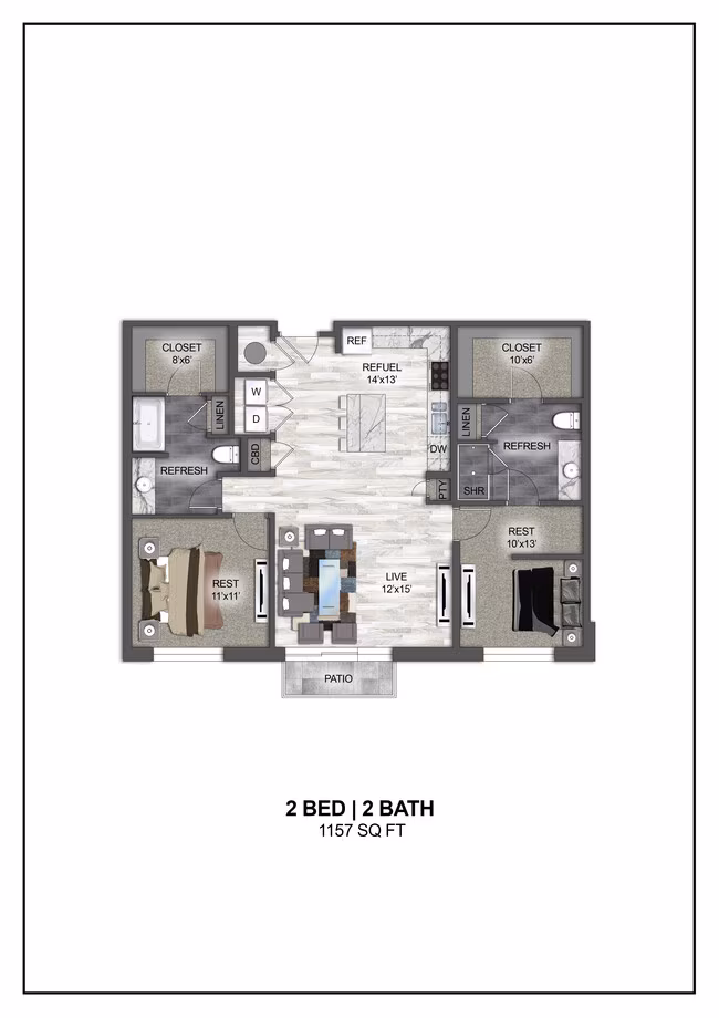 Unit 1226 1226 floor plan