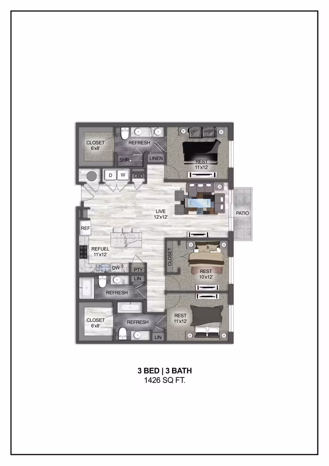 C1 1306 floor plan